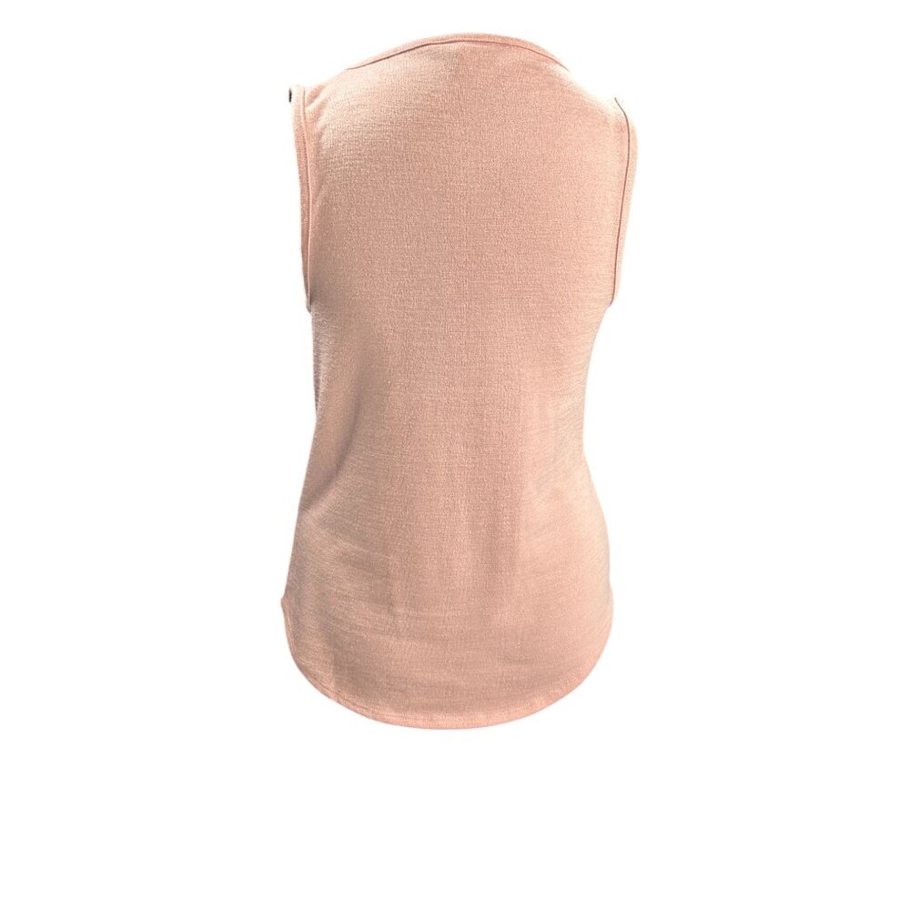 Banana Republic Womens Sleeveless Tank Top Blush Pink Polyester Blend Size S - Picture 3 of 8